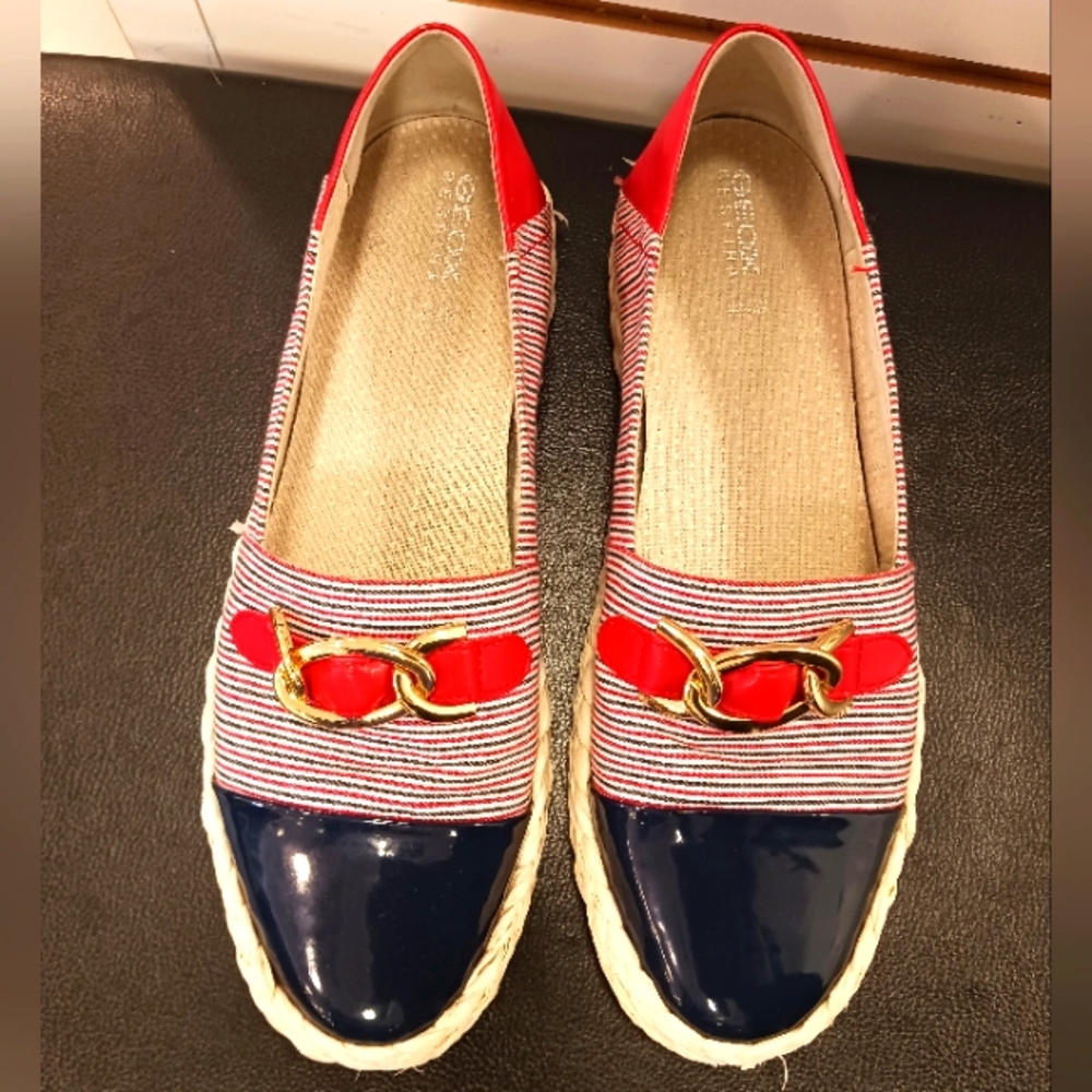 🥿👡LIKE NEW! Geox Respira Slip On,🇮🇹👗Size 10,A Fabulous Gift Giving 🎁 Item.
